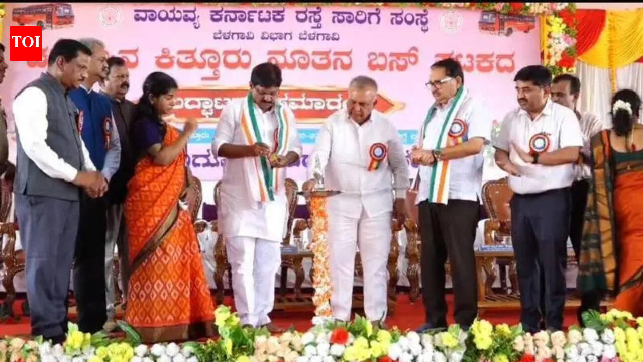 Transport minister inaugurates new bus depot in Kittur
