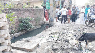 2-yr-old girl falls into open drain, dies