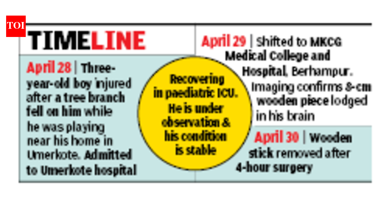 MKCG docs remove 8cm twig from 3-yr-old’s brain