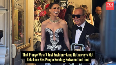 Anne Hathaway's Met Gala 2026 moment sparks whispers of a political signal