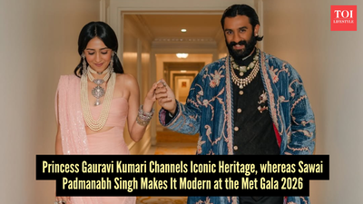 Indian royalty at Met Gala: Gauravi Kumari brings Maharani Gayatri Devi's elegance to red carpet, while Sawai Padmanabh Singh honors Jaipur legacy