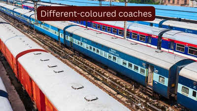 Why trains have different-coloured coaches and what it means for travelers