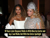 Beyonc&eacute; closes the 2026 Met Gala after a 10-year hiatus in a dazzling skeleton gown, with daughter Blue Ivy and Jay-Z by her side