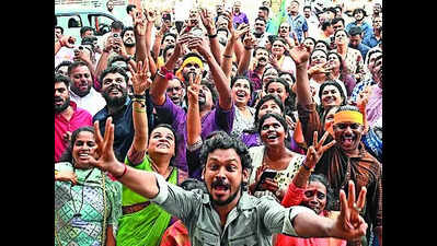 Kerala assembly election results: A roller-coaster day at BJP headquarters