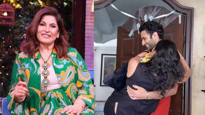 Archana Puran Singh welcomes son Ayushmaan's girlfriend as she moves in with them; the couple recreate his parents' adorable scene