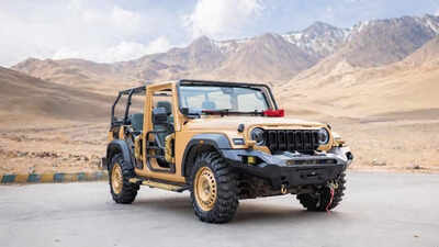Anand Mahindra shares images of Thar-based Military ATV: Gets stunning mods