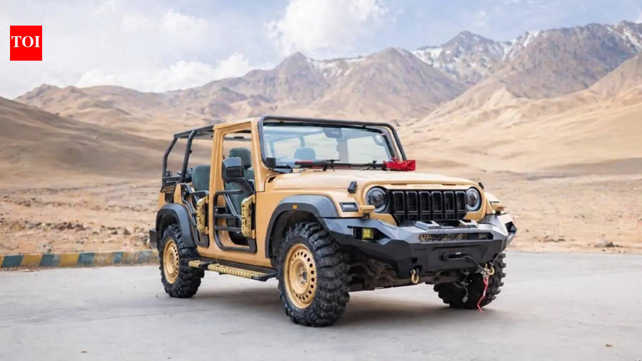 Anand Mahindra shares images of Thar-based Military ATV: Gets stunning mods