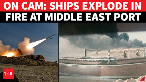Gulf Tensions Escalate: Multiple Barges On Fire At Iran&rsquo;s Dayyer Port, Cause Unclear | REPORT