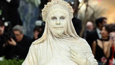 Met Gala 2026: Heidi Klum transforms into a marble masterpiece, turns heads with bold art-inspired sculptural look