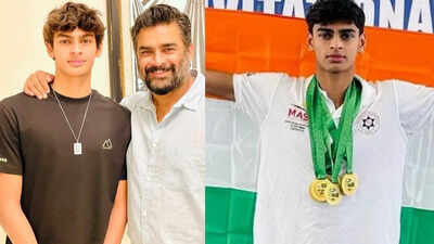 R Madhavan’s son Vedaant Madhavan wakes at 4:30 AM, lives a disciplined life, targets Olympic medal, credits parents for supporting his dreams as a swimmer
