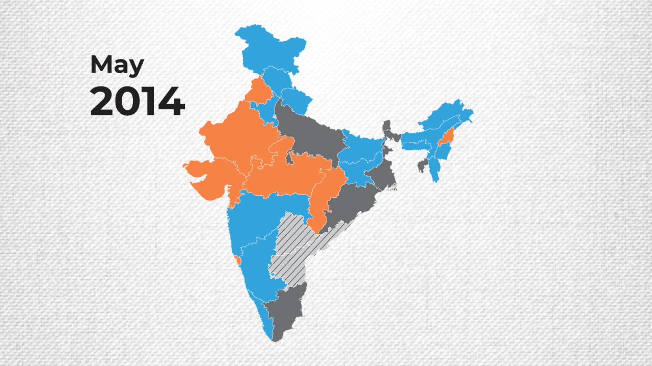BJP's Bharat Jodo Yatra: From 7 to 22 states, how BJP redrew India’s political map