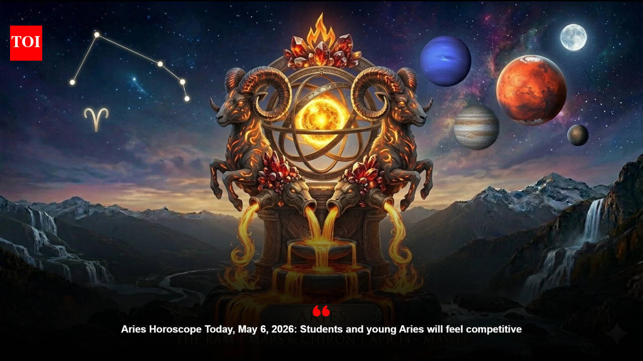 Aries Horoscope Today, May 6, 2026: Students and young Aries will feel competitive