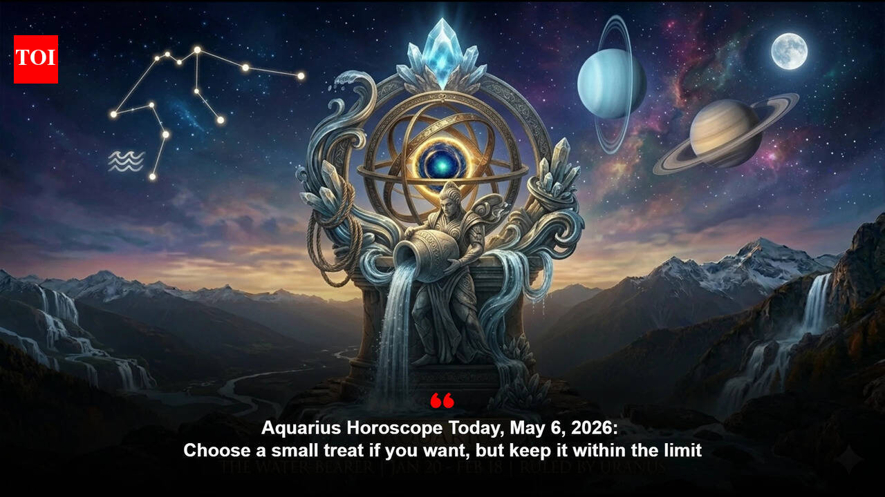 Aquarius Horoscope Today, May 6, 2026: Choose a small treat if you want, but keep it within the limit