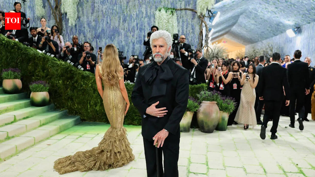 Bad Bunny transforms into old man with a walking stick at Met Gala 2026