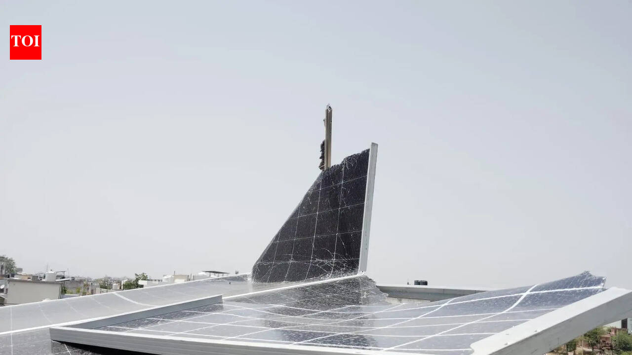 Thunderstorm damages rooftop plants, raises solar panel quality concerns