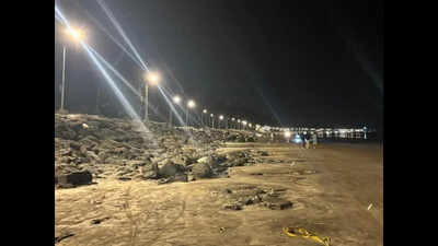 90 streetlights set up on Gorai beach