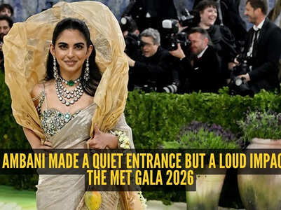 Isha Ambani&rsquo;s Met Gala 2026 look stole the show