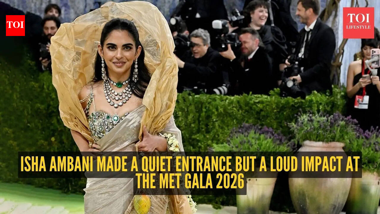 From gold threads to heirloom diamonds: Isha Ambani’s Met Gala look stole the show – The Times of India From gold threads to heirloom diamonds: Isha Ambani’s Met Gala look stole the show – The Times of India