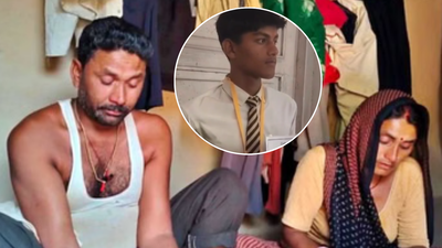 ‘Mere paas itne paise nai they ki logon ko mithai khila sakun: Father shares success secret of his son who scored  498/500