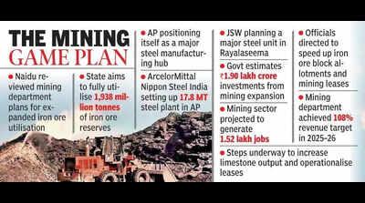 AP targets 113 MT iron ore production by 2035