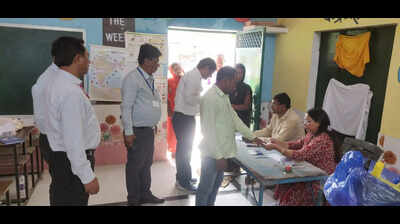 42.38% voting in local body bypolls; Jewar records highest polling of 67.6%