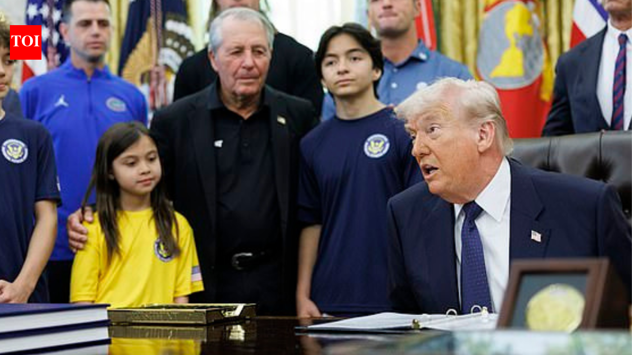 Donald Trump’s unexpected advice to young girl’s volleyball dream grabs attention at Oval Office event