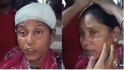 TMC worker caught 'faking injury' with fake bandage while accusing BJP worker of assault