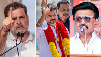  INDIA bloc cracks retired  successful  open; DMK attacks state  Congress implicit    enactment    to TVK's Vijay successful  Tamil Nadu
