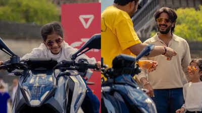 Dulquer Salmaan's Paris birthday ride with daughter wins hearts; wife Amal Sufiya REACTS; fans for love