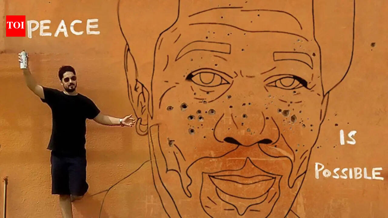 Meet Mokhallad Habib: 'Banksy of Iraq' transforming scars of war into symbols of hope