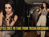 5 style lessoms to take from Trisha Krishnan