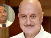 Anupam Kher hilariously reacts to Samik Bhattacharya's 'sar pe baal aajayenge' jibe