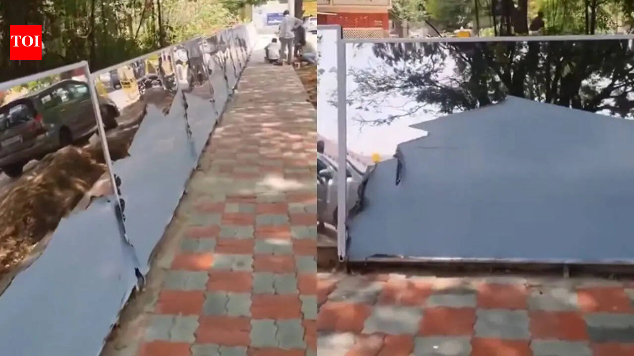 'Nobel Genius': Mysuru installs mirrors on walls to stop public urination, adds LED lights for night; leaves internet impressed