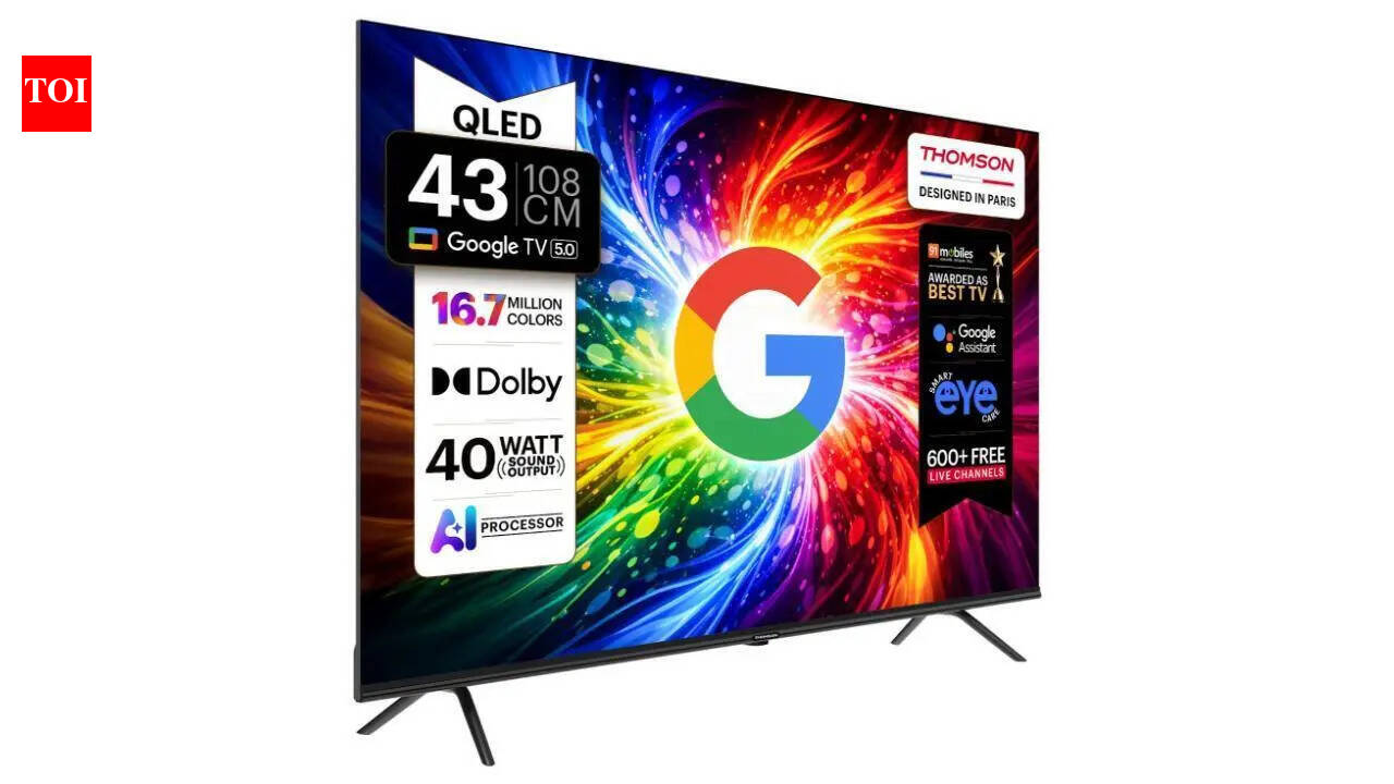 Thomas Google 5.0 QLED TV range launched in India, price starts at Rs 10,999