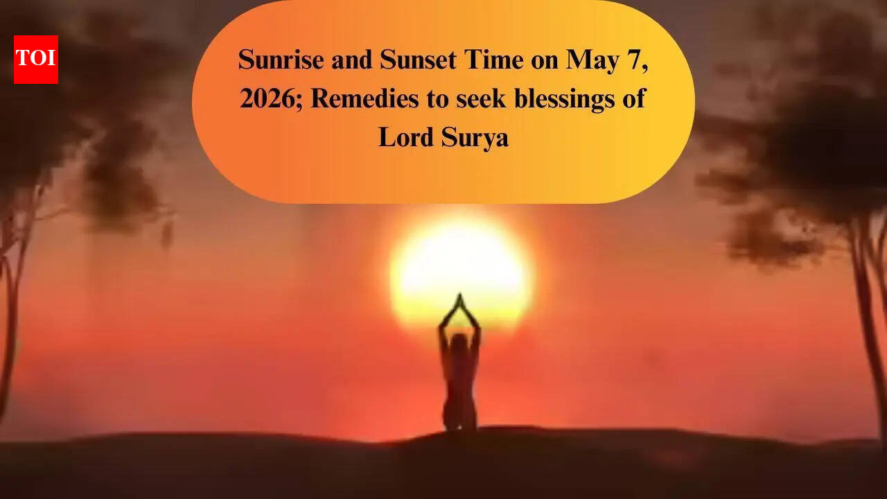 Sunrise and Sunset Time on May 7, 2026; Remedies to seek blessings of Lord Surya
