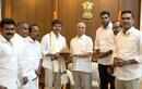 TVK Chief Vijay Meets Tamil Nadu Governor Congress Backs Vijay's CM Bid | Watch