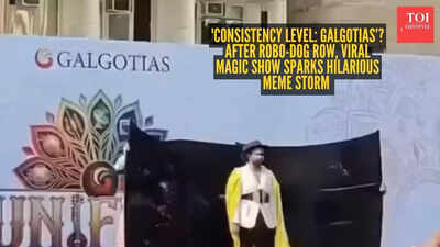 'Consistency level: Galgotias'? After robo-dog row, viral magic show sparks hilarious meme storm
