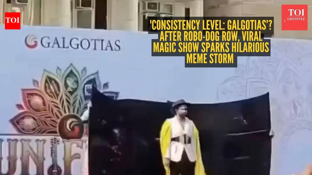 'Consistency level: Galgotias’? After robo-dog row, viral magic show sparks hilarious meme storm