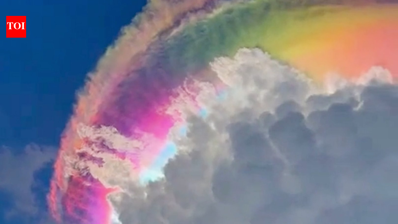 Stunning ‘rainbow clouds’ spotted over Indonesia: Scientists explain the rare phenomenon