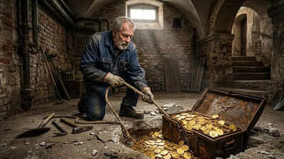 Viennese plumber becomes millionaire after pulling rope in Austria to uncover 66 pounds of hidden gold