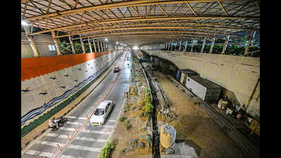 After Delay, Light At End Of Pragati Maidan Tunnel