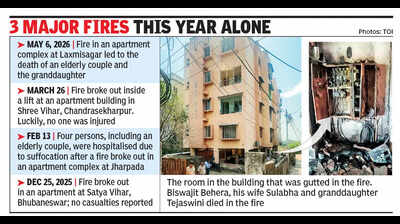 3 deaths in Bhubaneswar reignite concerns on fire safety measures in Odisha buildings