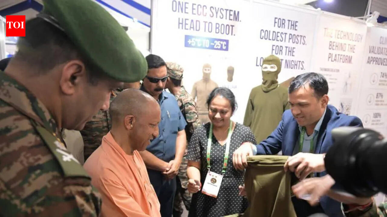 Yogi visits defence exhibition, applauds home‑grown tech