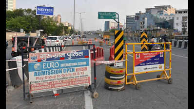 Sinkhole opens up as portion of Sohna Highway caves in again, sixth time in 3 years