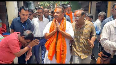 ‘Suvendu as CM’ slogans ring loud as Adhikari holds 1st meet in Nandigram since polls