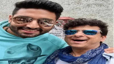 Palash Sen shares pictures with 'extraordinary gentlemen' Abhishek Bachchan, Ayushmann Khurrana
