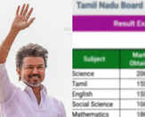 Tamil Nadu students await Board results, but it&rsquo;s CM-elect Vijay whose class 10 marksheet is out