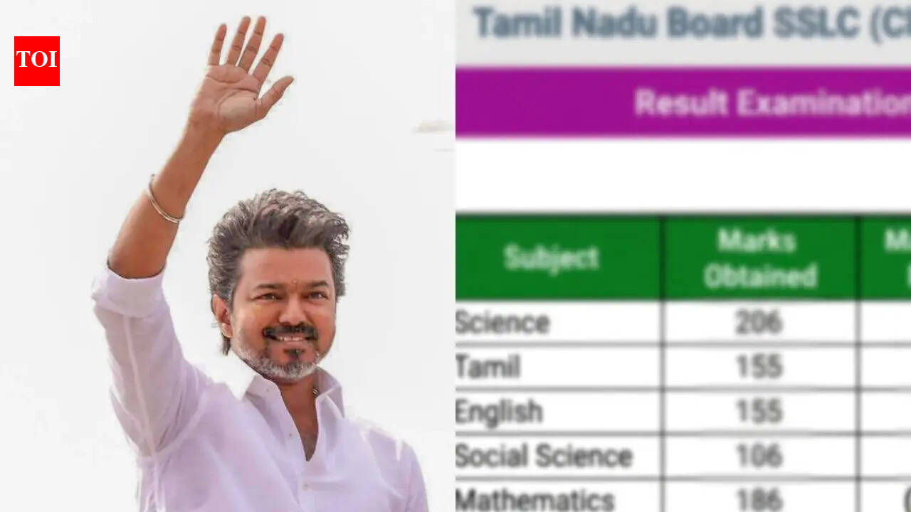 Tamil Nadu students await Board results, but it’s CM-elect Vijay whose class 10 marksheet is out