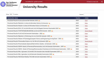 Tripura University releases first semester results 2026 for LLB, B.Sc. IT and library science courses
