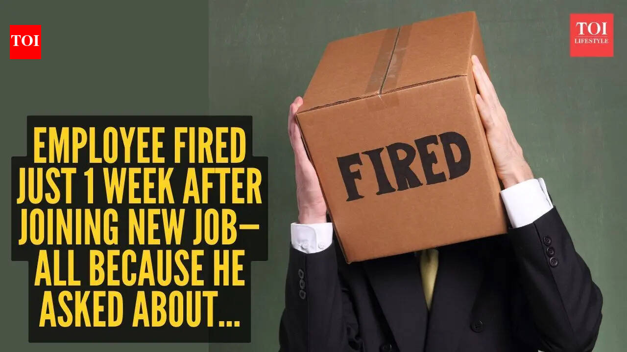 Employee fired just 1 week after joining new job— All because he asked about...